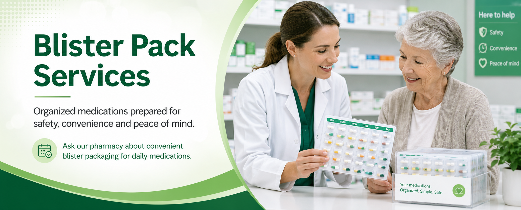 Guardian Life Care Pharmacy in Timmins - free blister pack